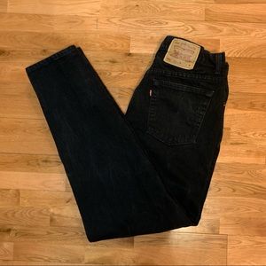 Vintage Levi’s 521 jeans - black denim
